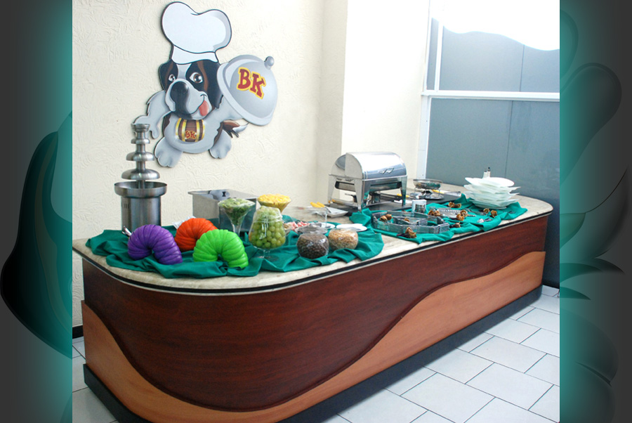 MESA de PRATOS QUENTES
